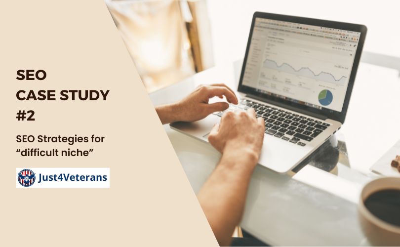 SEO Case study for Just4veterans